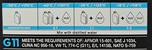 Antigelo Wurth Flamix G11