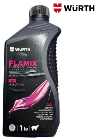 Antigelo Flamix Rosso G12 PLUS WURTH 1LT - 1892352001 - F.A.V. di