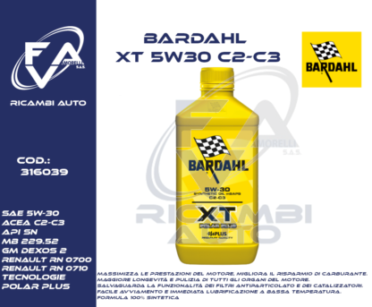 Bardahl XT 5W30 C2/C3 - 316039
