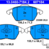 Kit Pastiglie freno 607184