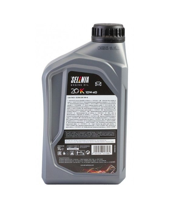 olio motore selenia 20k 10w-40 1l 70650 - 128C1619 b