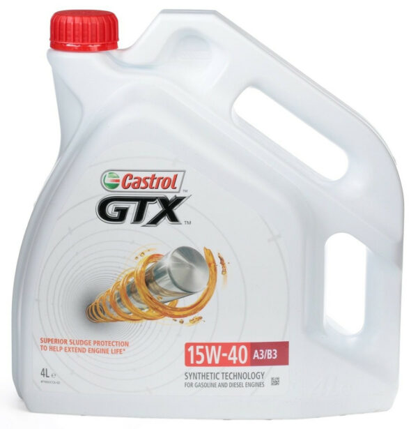 Olio motore Castrol GTX 15W40 A3/B3 4Lt