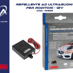 Repellente a ultrasuoni per roditori, topi, Lampa 74529