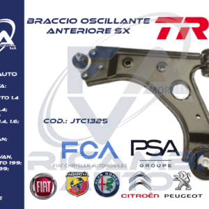 JTC1325 braccio oscillante anteriore sx punto mito fiorino bipper nemo