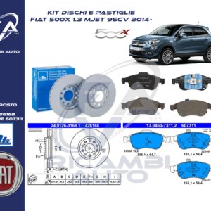 Kit Freni Ant fiat 500x 1.3 mjet 2014-