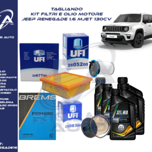 Kit tagliando JEEP RENEGADE 1.6 mjet 130CV