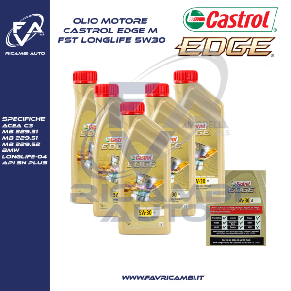 Olio Castrol Edge 5W30M15BF68 5x1L