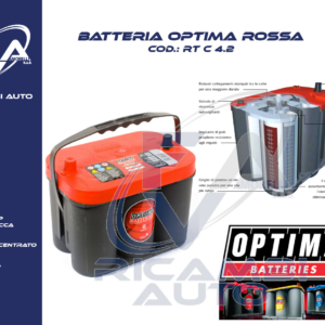 RTC4.2 BATTERIA OPTIMA ROSSA