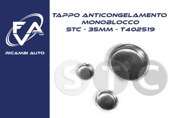 T402519 tappo monoblocco 35mm STC