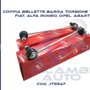 coppia biellette barra torsione fiat alfa opel jts547