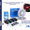 kit freni anteriori doblo 1.6 - 422145 e 603827-ate