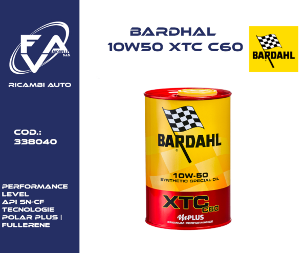 338040 Bardhal XTC C60 10W50 1lt