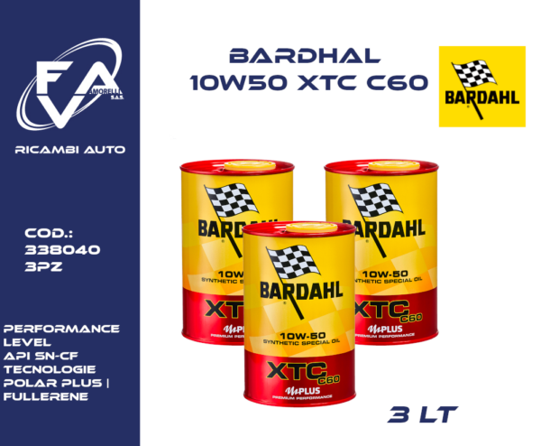 338040 Bardhal XTC C60 10W50 3lt