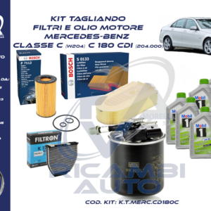 Kit tagliando MERCEDES CLASSE C W204 C180 CDI