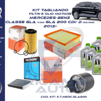 Kit tagliando MERCEDES CLASSE GLA X156 200 CDI