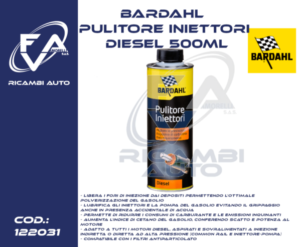 Pulitore iniettori diesel 122031 Bardahl