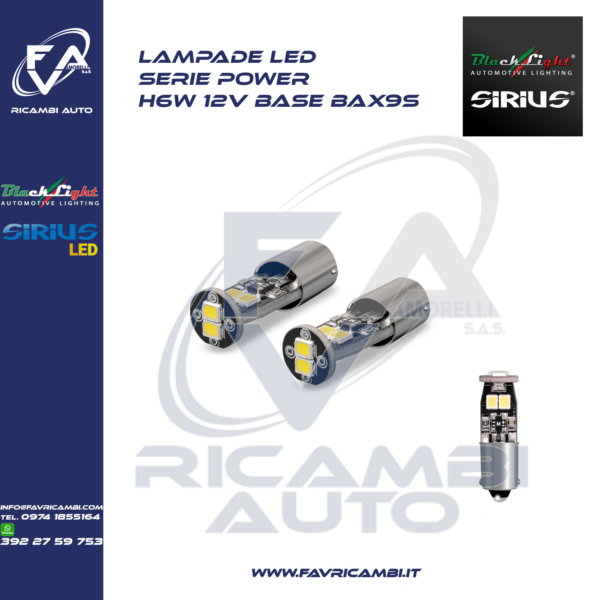 KIT LED H6W BAX9s LED-028