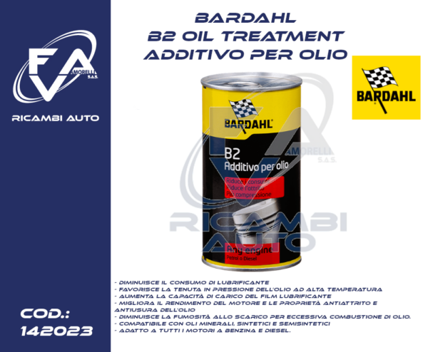 B2 additivo olio maroilsrl Bardah 142023