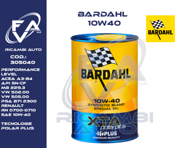 Bardahl XTA 10W40 - 305040