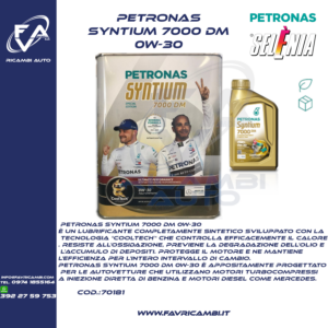 70181 PETRONAS SYNTIUM 7000 DM 0W30 2lt