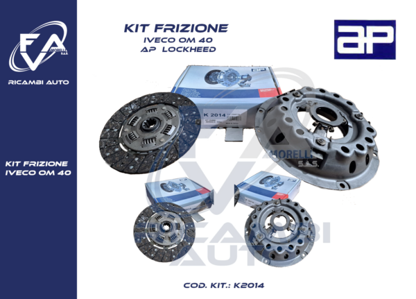 KIT FRIZIONE PER IVECO OM40 K2014 AP