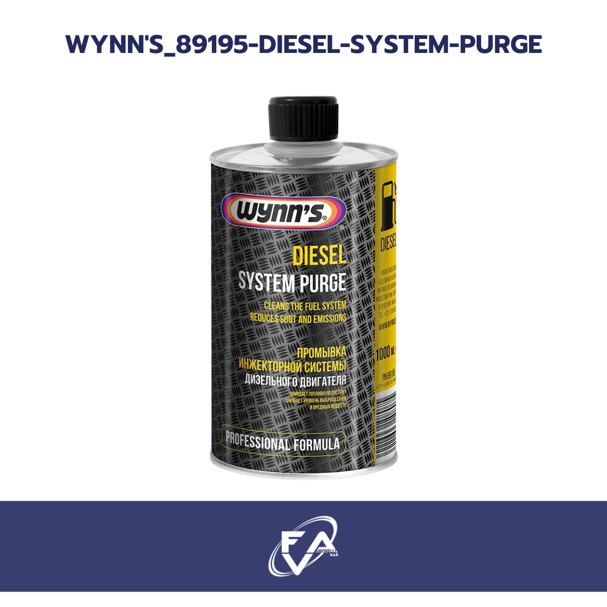 WYNN'S DIESEL SYSTEM PURGE 1 LT - PN 89195 | F.A.V. di Amorelli ...