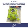 KIT BOCCOLE POLIURETANICO PER BELESTRE POST & ANT SUZUKI  SJ413 - SJ410- Samurai 1,3