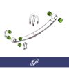 KIT BOCCOLE POLIURETANICO PER BELESTRE POST & ANT SUZUKI  SJ413 - SJ410- Samurai 1,3